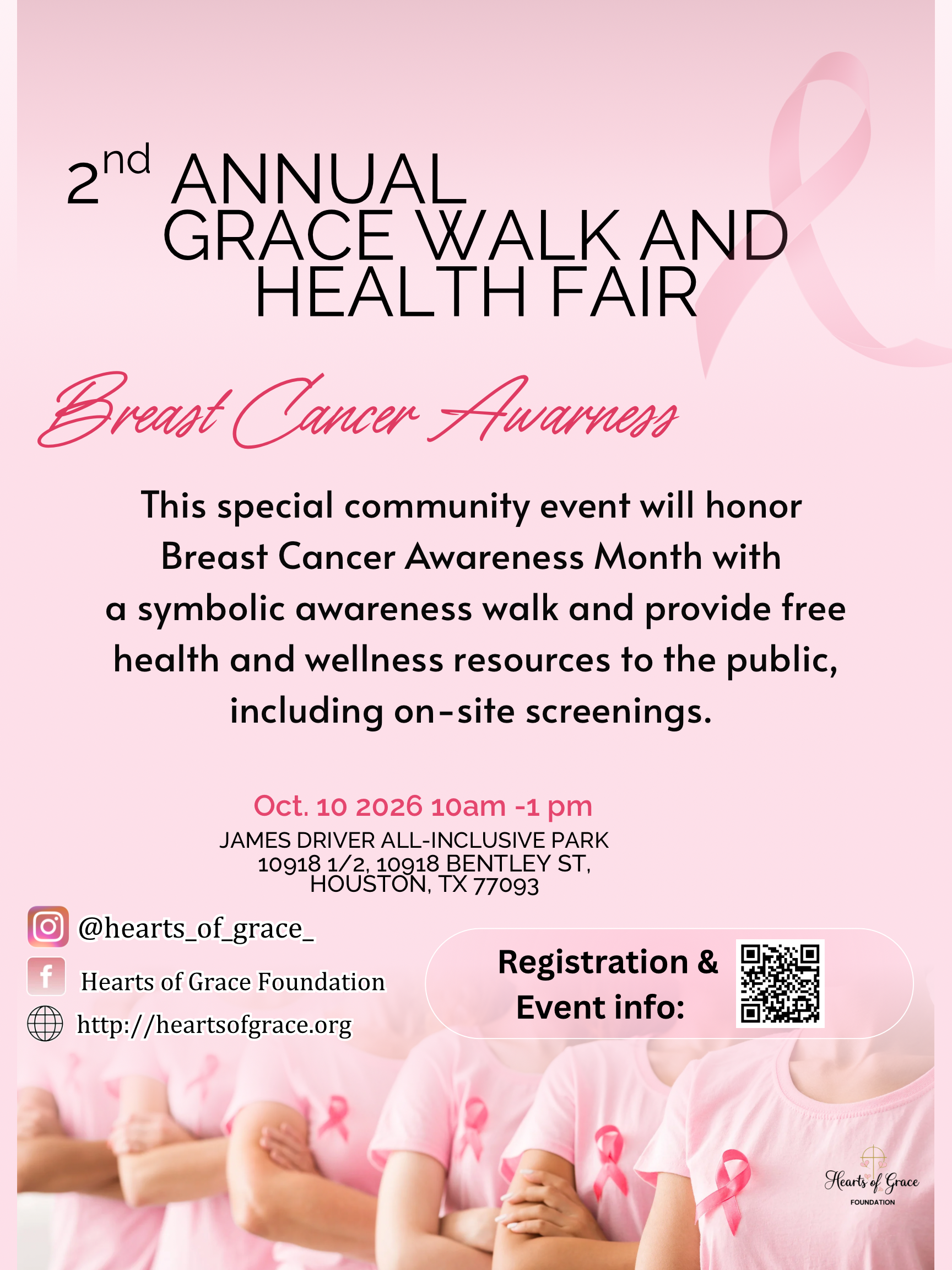 2nd Annual Walk & Health Fair breast cancer awareness event in Houston